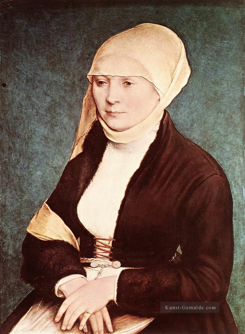 Porträt der Künstler Ehefrau Renaissance Hans Holbein der Jüngere Ölgemälde